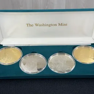 2000 Giant Quarter-Pound “Golden Eagle,” Giant Quarter-Pound Silver Eagle, Giant Quarter-Pound Eagle, and Giant Quarter-Pound Golden Proof, The Washin