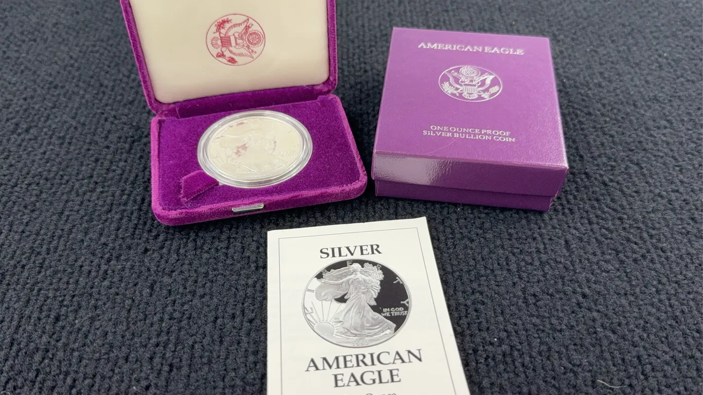 1993 Silver American Eagle Coin, Philadelphia Mint