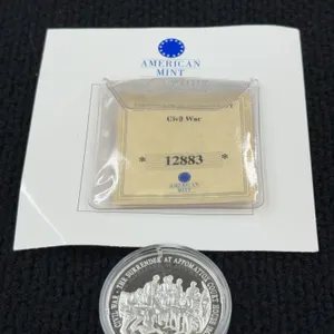2000 Republic of Liberia Civil War $20 Silver Coin, American Mint