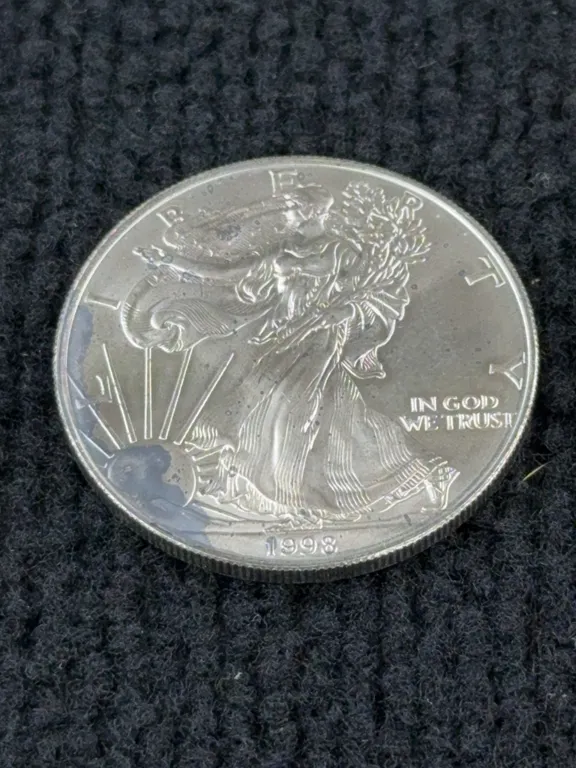 1998 Silver Eagle Coin, Philadelphia Mint