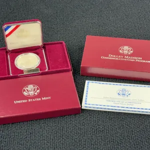 1999 Dolley Madison Commemorative Silver Dollar, Philadelphia Mint, United States Mint
