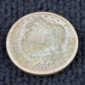 1881 Morgan Silver Dollar, San Francisco Mint