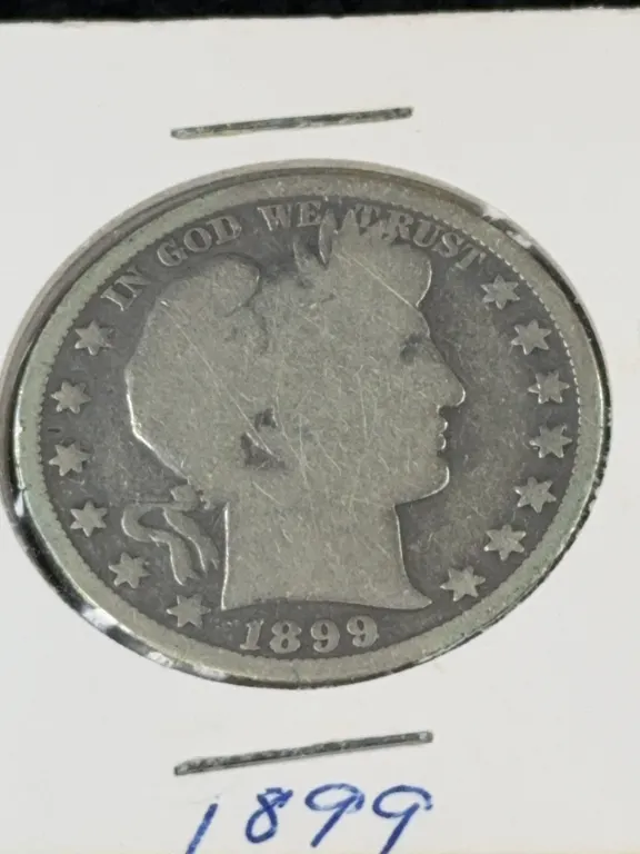 1899 Barber Silver Half Dollar, Philadelphia Mint