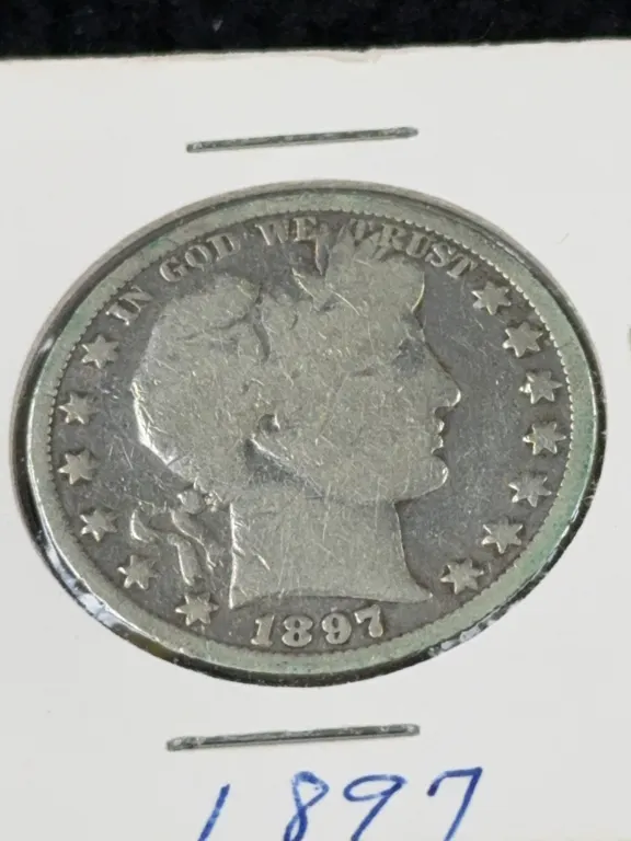 1897 Barber Silver Half Dollar, Philadelphia Mint