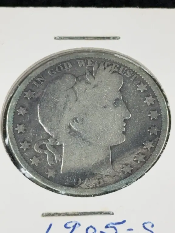 1905 Barber Silver Half Dollar, San Francisco Mint