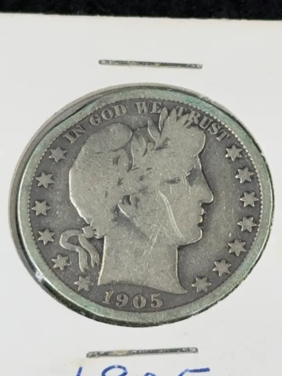 1905 Barber Silver Half Dollar, Philadelphia Mint