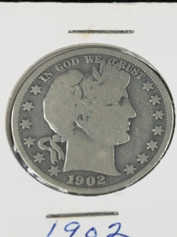 1902 Barber Silver Half Dollar, Philadelphia Mint