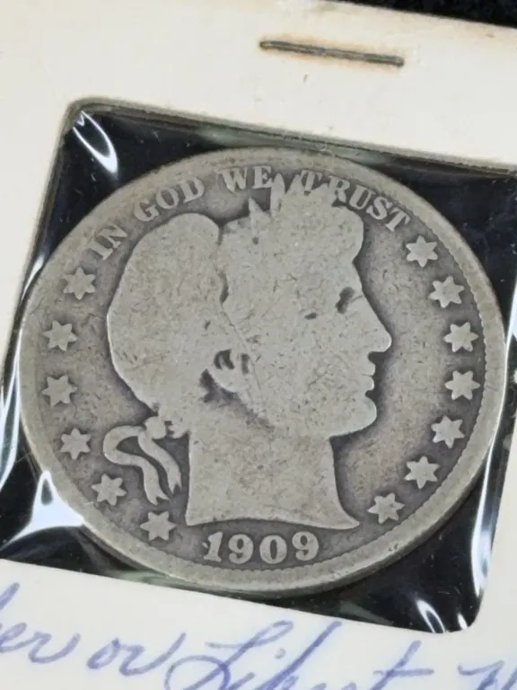 1909 Barber Silver Half Dollar, Philadelphia Mint