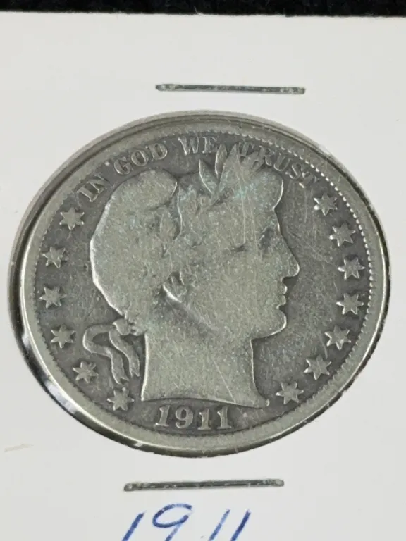 1911 Barber Silver Half Dollar, Philadelphia Mint