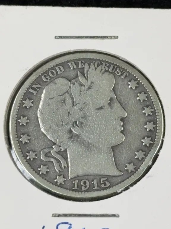 1915 Barber Silver Half Dollar, San Francisco Mint
