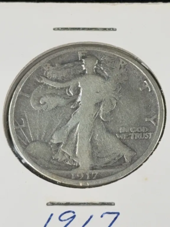 1917 Walking Liberty Silver Half Dollar, Philadelphia Mint