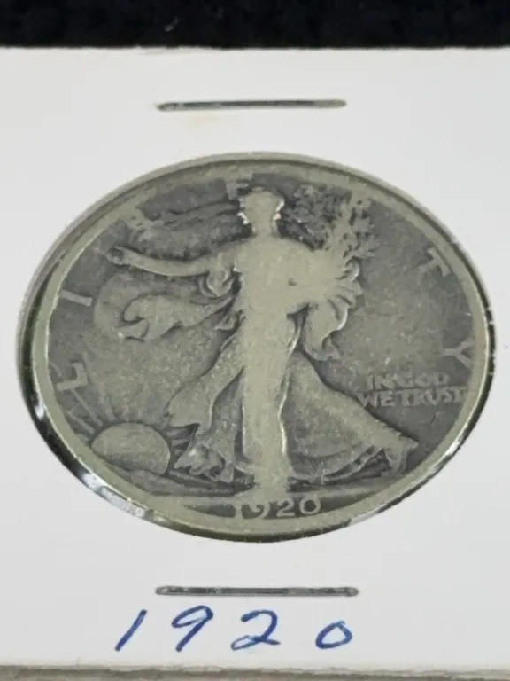 1920 Walking Liberty Silver Half Dollar, Philadelphia Mint