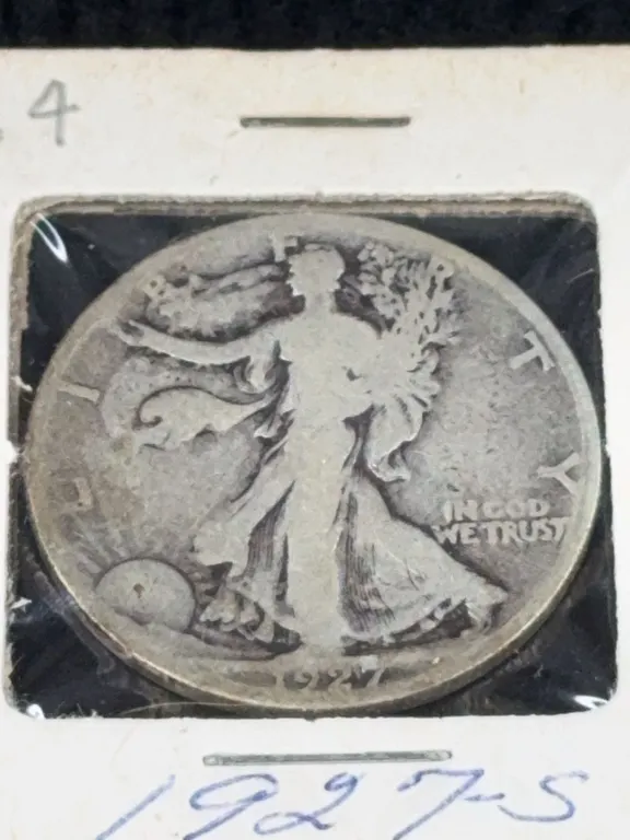 1927 Walking Liberty Silver Half Dollar, San Francisco Mint
