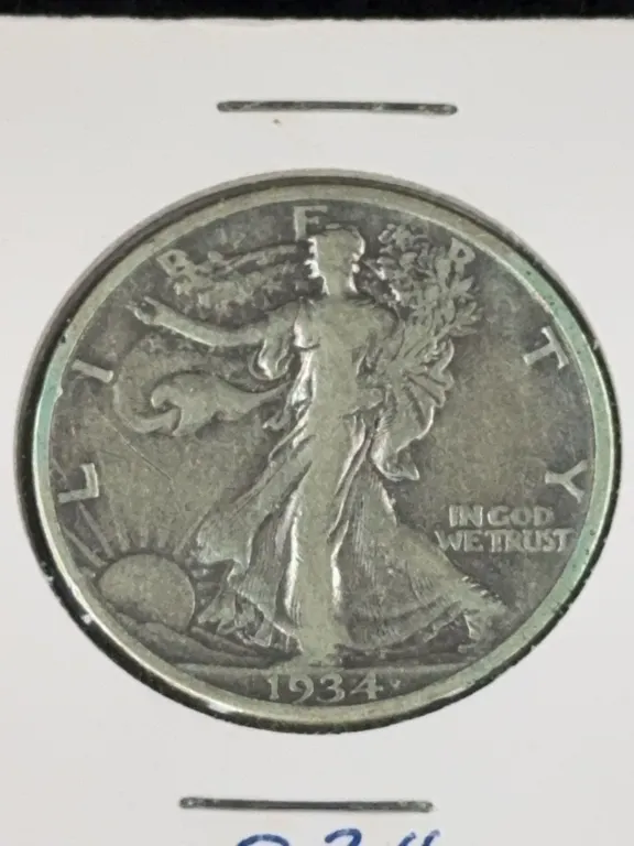 1934 Walking Liberty Silver Half Dollar, Philadelphia Mint