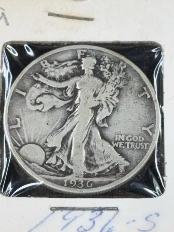 1936 Walking Liberty Silver Half Dollar, San Francisco Mint