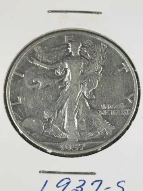 1937 Walking Liberty Silver Half Dollar, San Francisco Mint