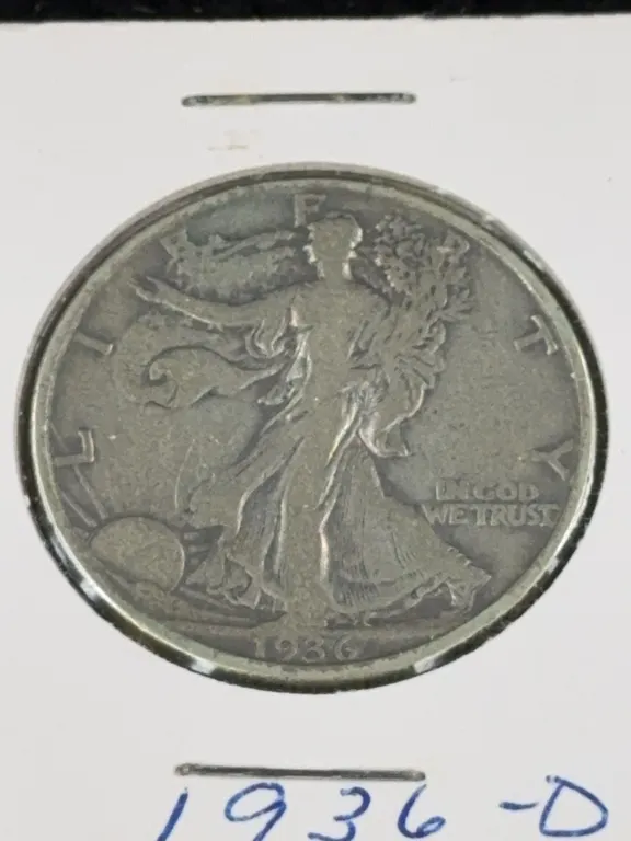 1936 Walking Liberty Silver Half Dollar, Denver Mint