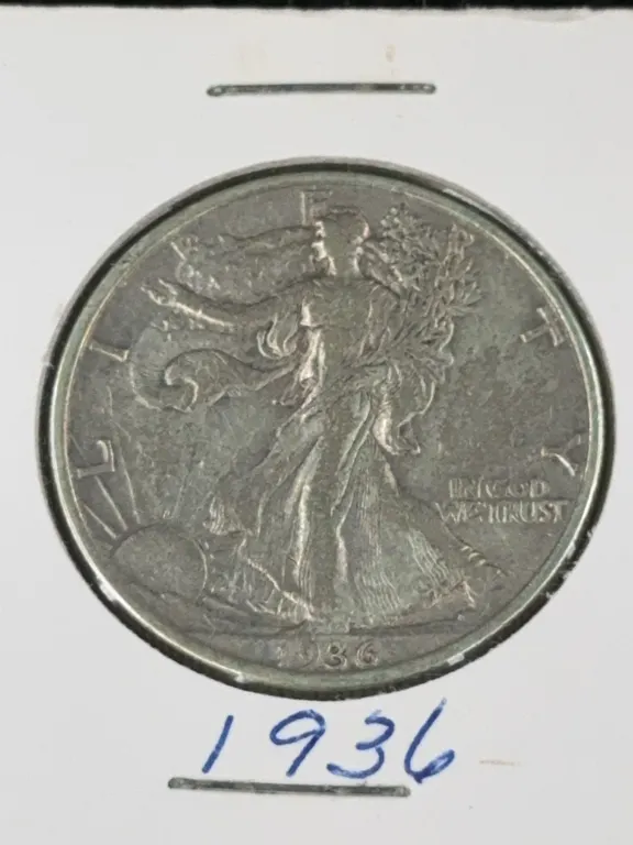 1936 Walking Liberty Silver Half Dollar, Philadelphia Mint