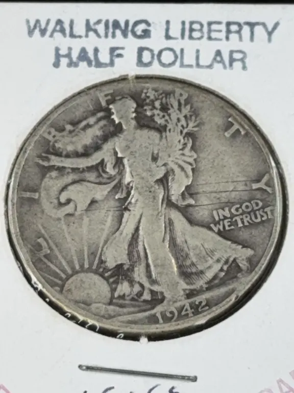 1942 Walking Liberty Silver Half Dollar, Philadelphia Mint