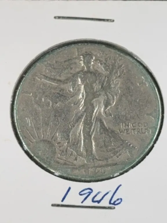 1946 Walking Liberty Silver Half Dollar, Philadelphia Mint