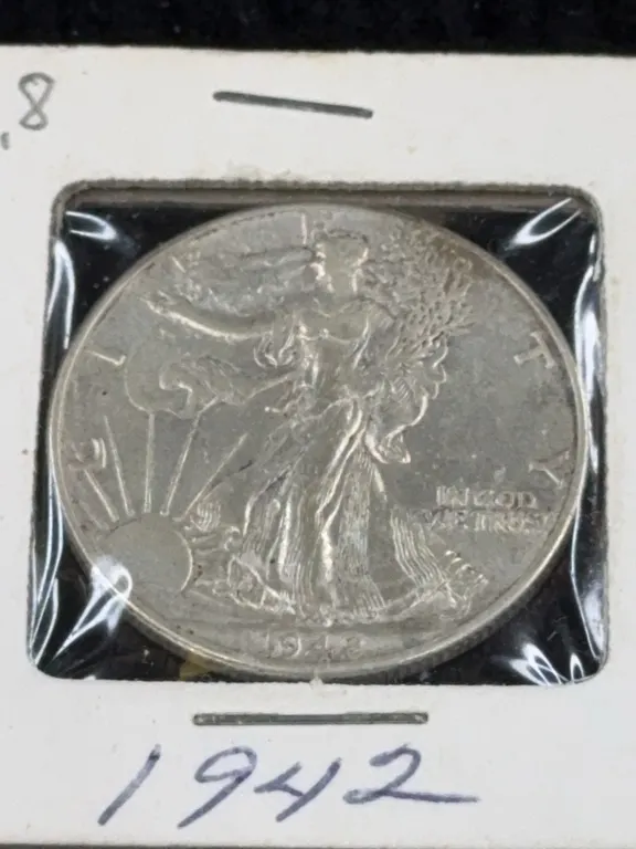 1942 Walking Liberty Silver Half Dollar, Philadelphia Mint