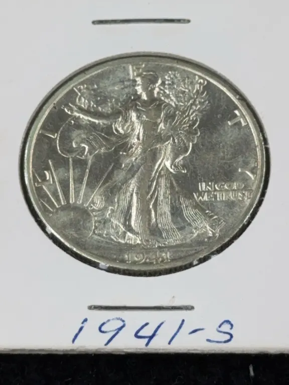1941 Walking Liberty Silver Dollar, San Francisco Mint