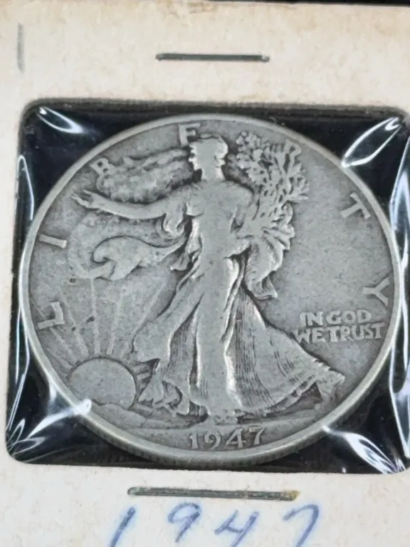 1947 Walking Liberty Silver Half Dollar, Philadelphia Mint