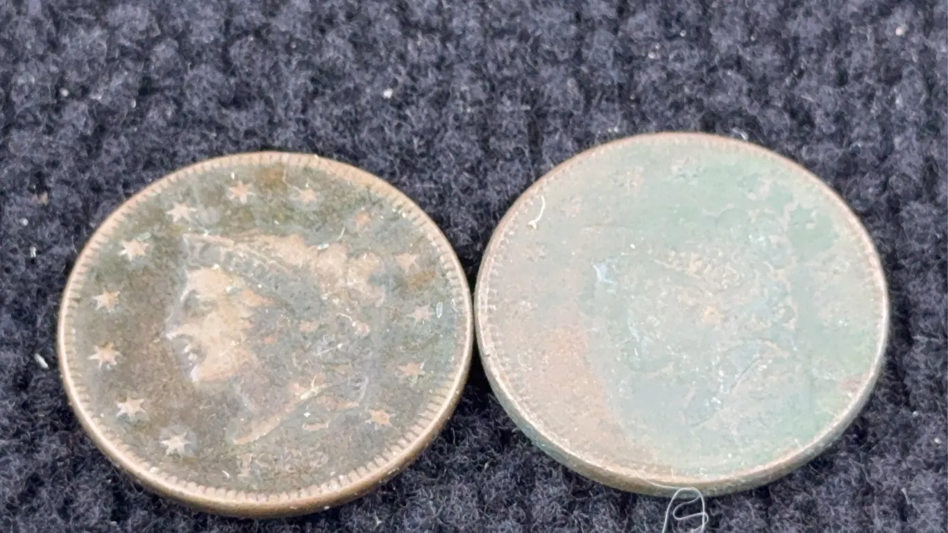 1835 & 1836 Coronet Head Cents, Philadelphia Mint