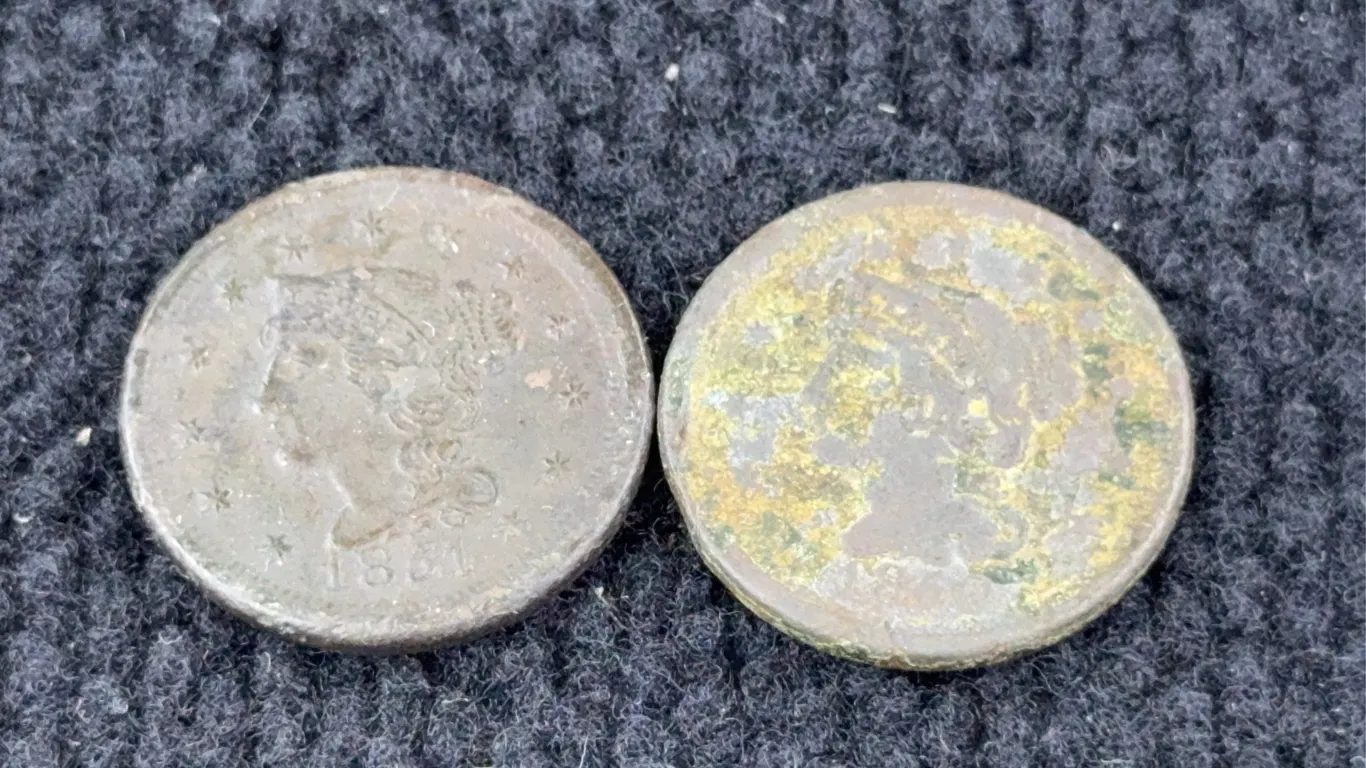 1850 & 1851 Braided Hair Cents, Philadelphia Mint