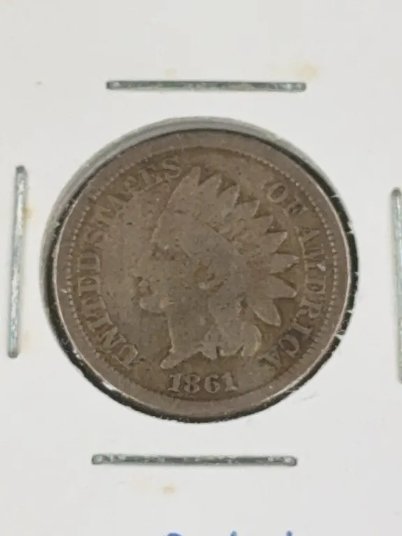 1861 Indian Head Cent, Philadelphia Mint