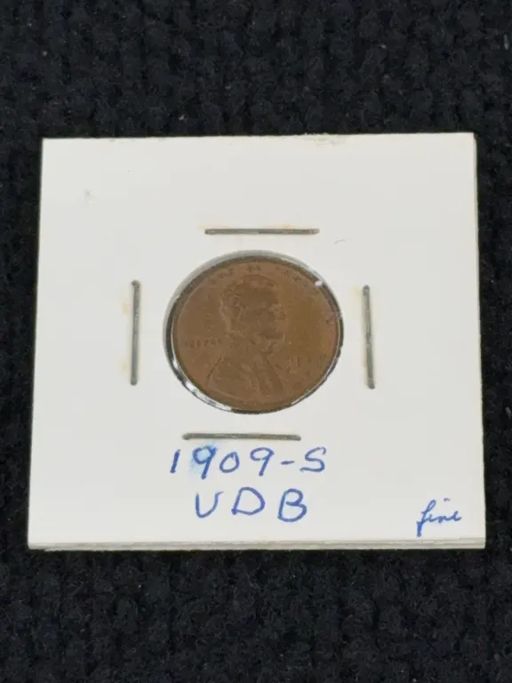 1909 Lincoln VDB Wheat Penny, San Francisco Mint