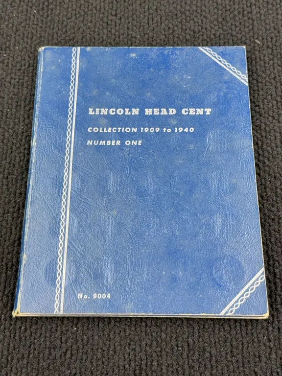 1909-1940 Lincoln Head Cent Book, Not Complete