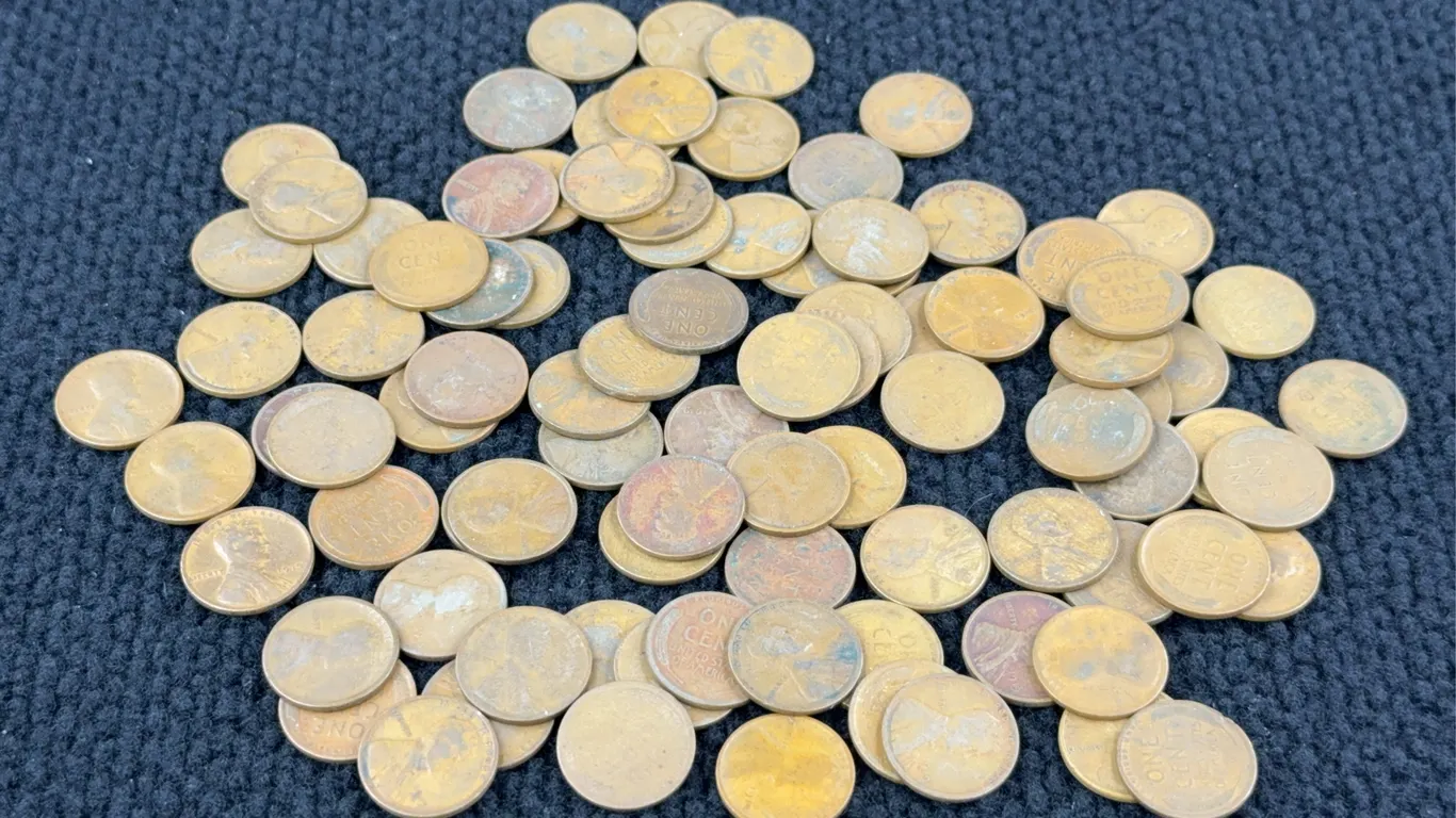 1909-1919 Lincoln Wheat Pennies, 9 Oz.