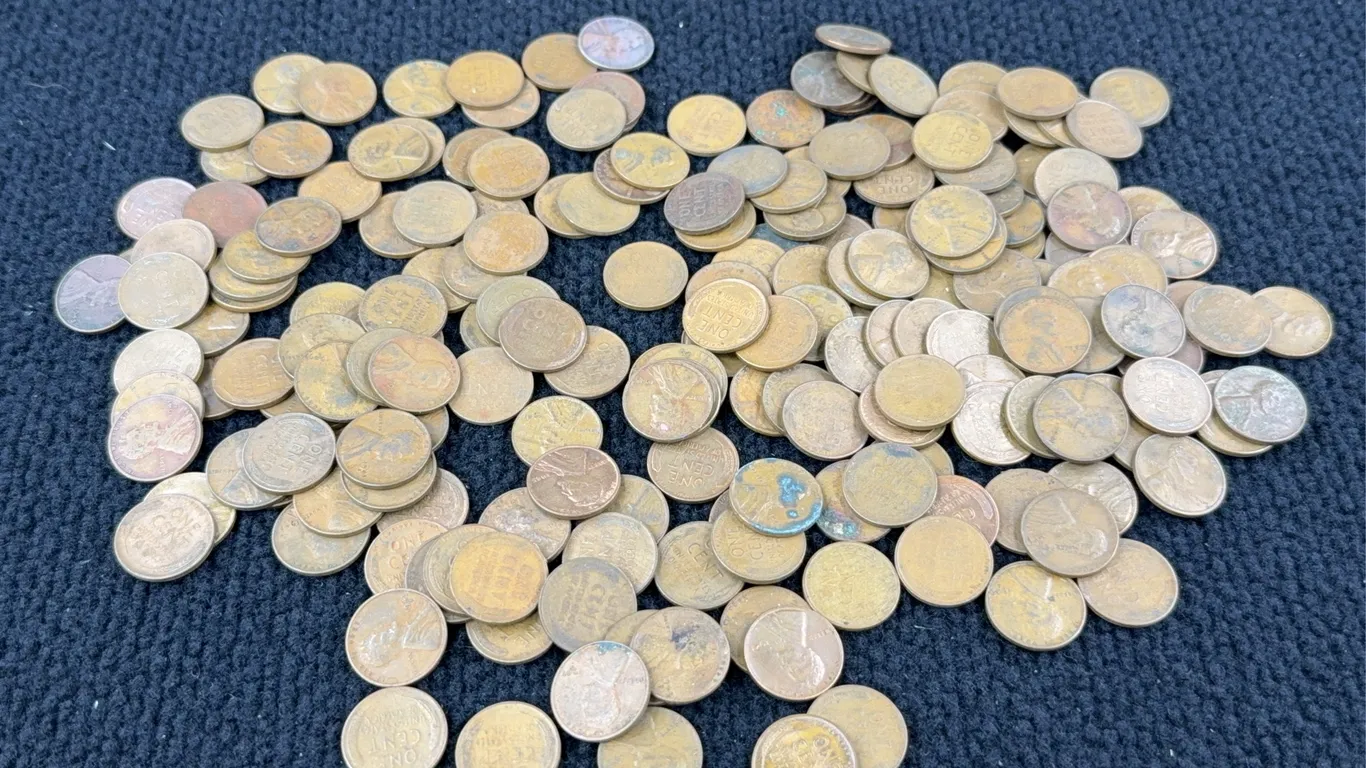 1940-1949 Lincoln Wheat Pennies, 1 Lb. 6 Oz.