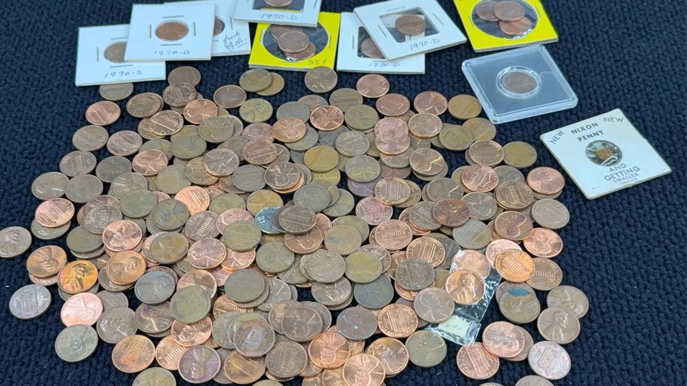 1970’s-1980’s Lincoln Memorial Pennies