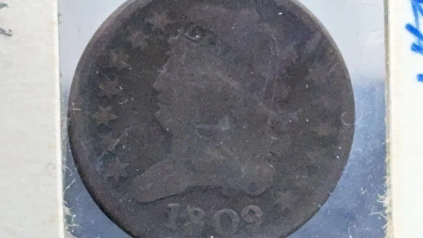 1809 Classic Head 1/2 Cent, Philadelphia Mint