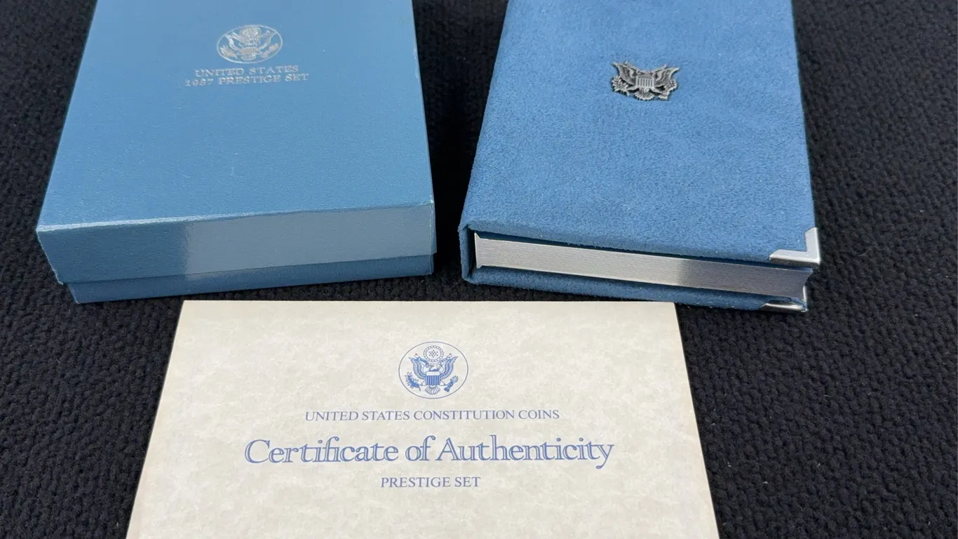 1987 United States Prestige Set, San Francisco Mint, Constitution Silver Dollar
