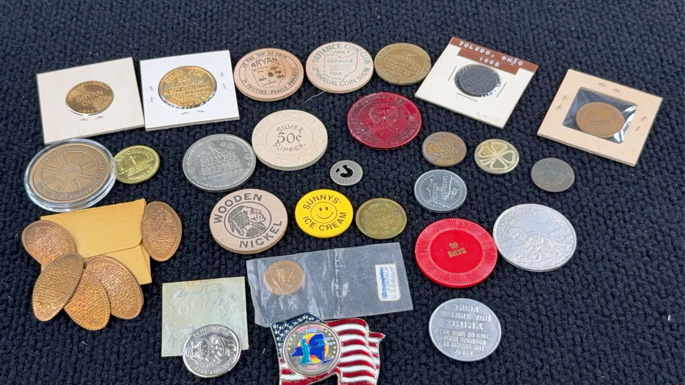 Local Commemorative Medallions & Tokens, Wheat Pennies W/The Lord’s Prayer