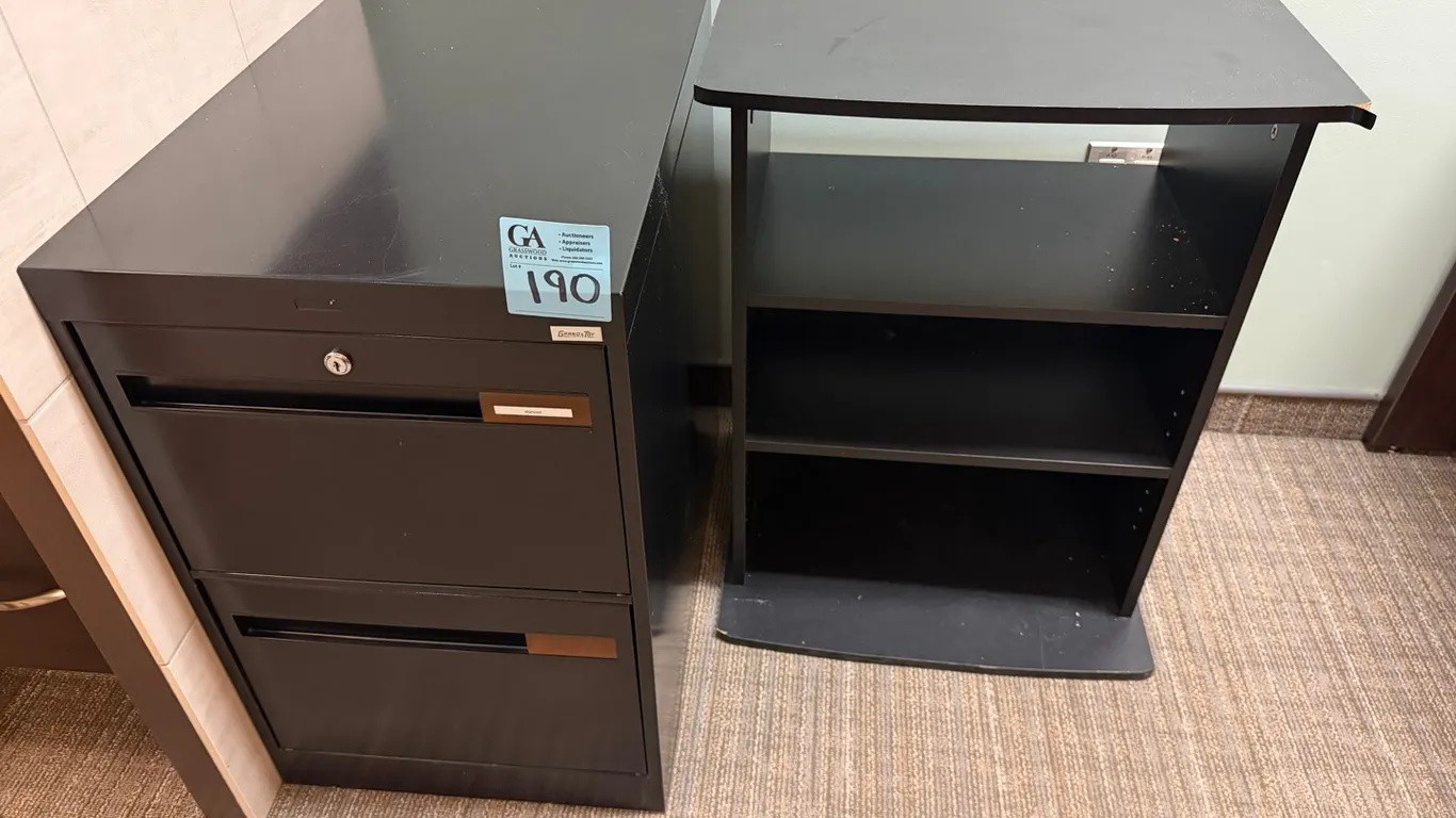 Grand & Toy Vertical Filing Cabinet, and Open Bookcase