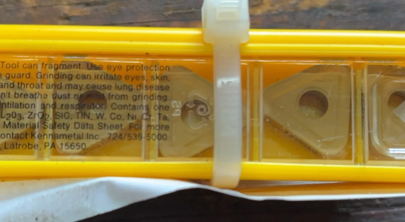 Kennametal TNMG 220432 KC9010 Kenloc Carbide Turning Inserts - 3 Packs