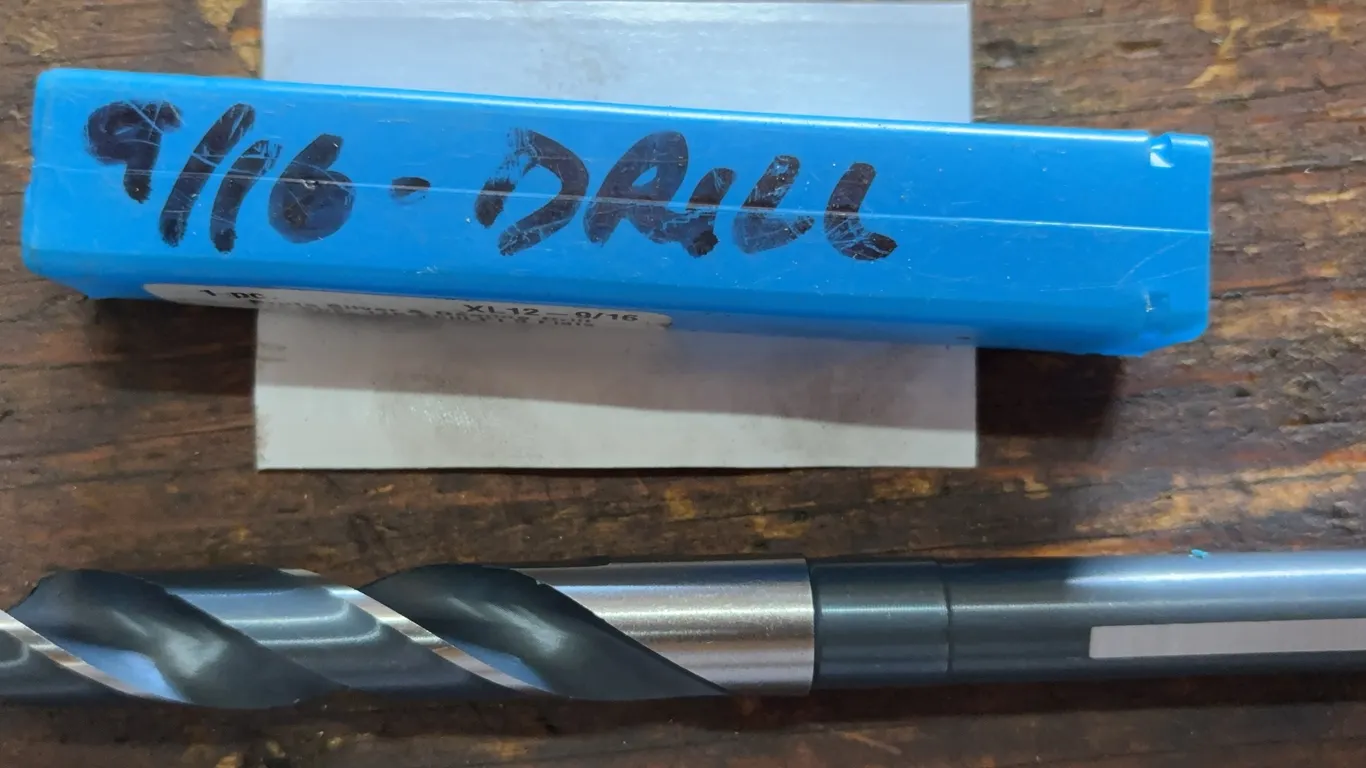 Brute 9/16" Silver & Deming Reduced Shank Drill Bit
