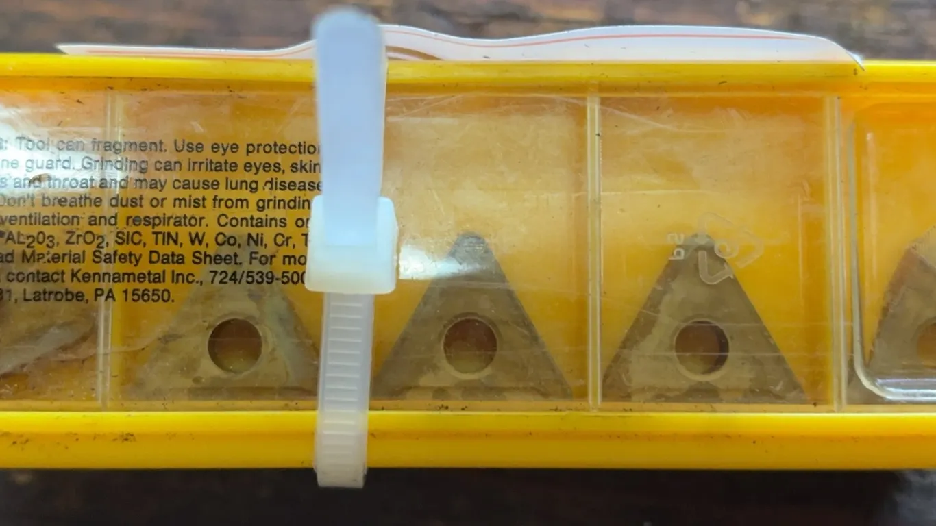 Kennametal TNMG434 / TNMG 220416 KC9010 Kenloc Carbide Turning Inserts - 3 Packs