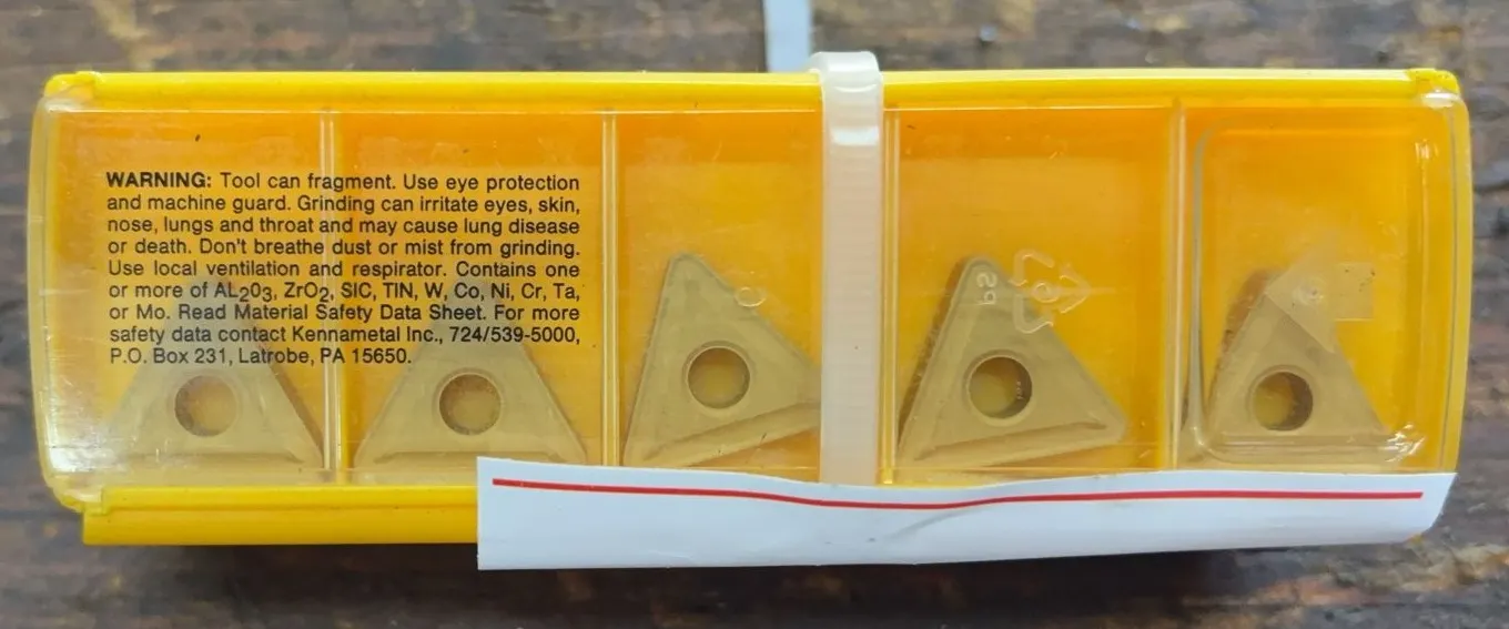 Kennametal TNMG434 KC9010 Kenloc Carbide Turning Inserts - 3 Packs