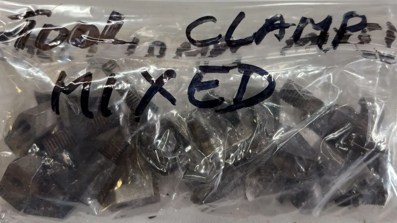 Industrial Lathe Tool Clamps, Assorted Pieces