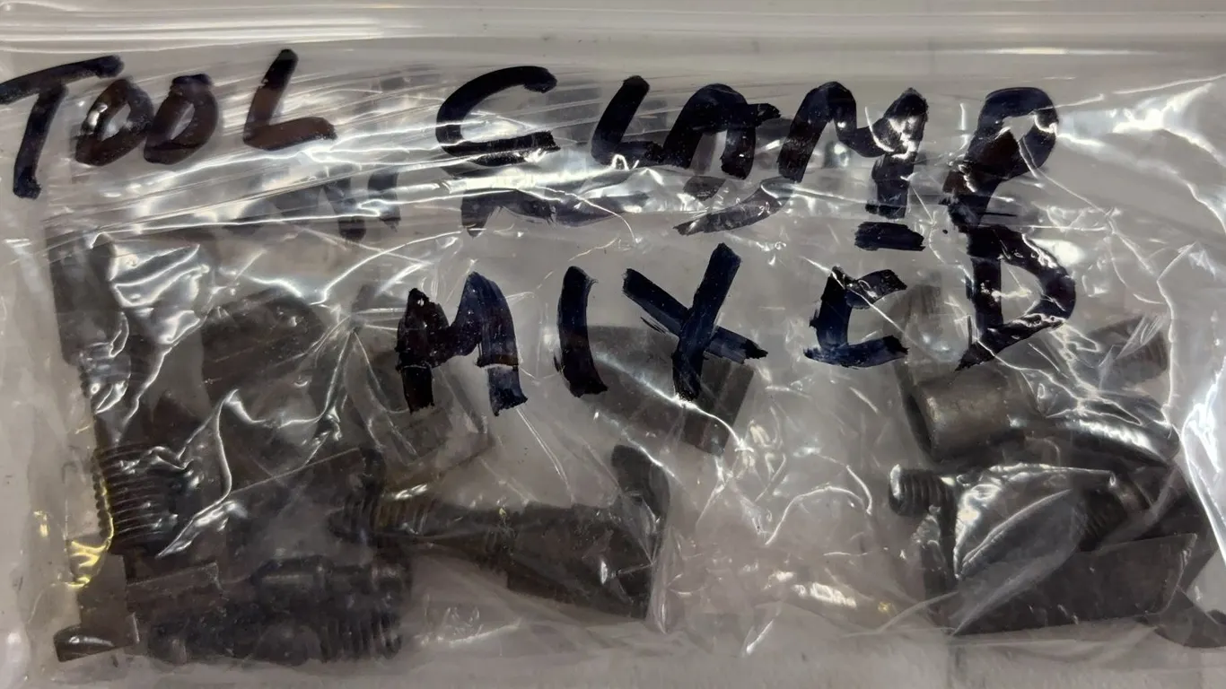Industrial Lathe Tool Clamps Lot, Assorted Pieces