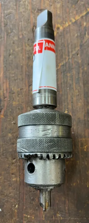Keyed Drill Chuck 0-13mm (0-1/2") Capacity on Morse Taper Shank