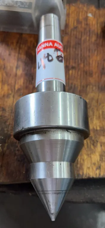 Precision Live Revolving Lathe Center with Small Point Tip