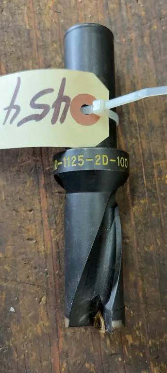 UD-1125-2D-100 Indexable Insert Drill Body w/ Carbide Inserts