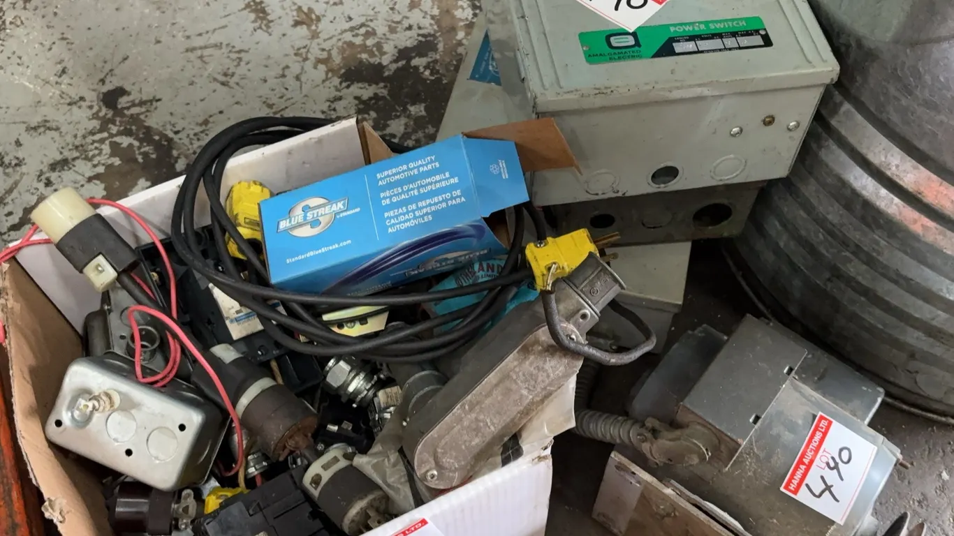 Machine Shop Electrical Components & Control Equipment Assortment