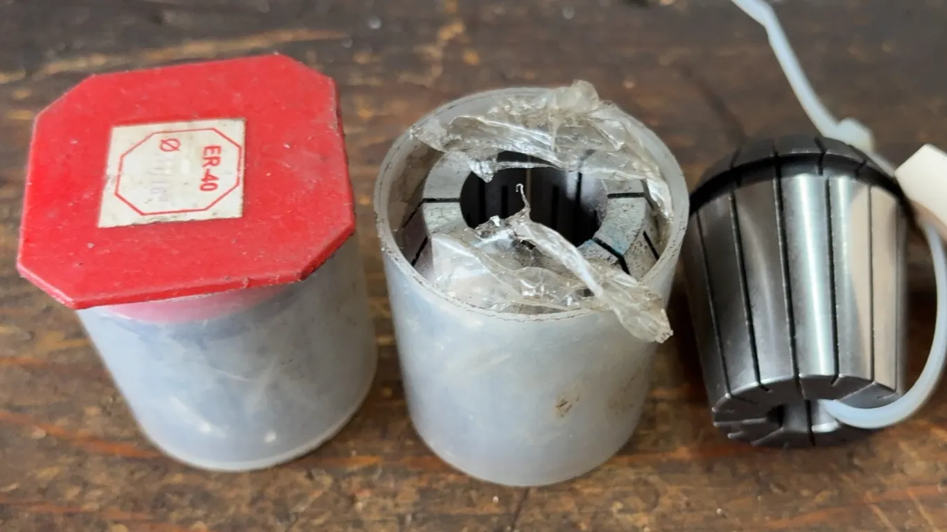 1/2", 7/8" Collets & 11/16" ER40 Collet